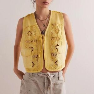 Free People Wonderstruck Vest Sz Medium
